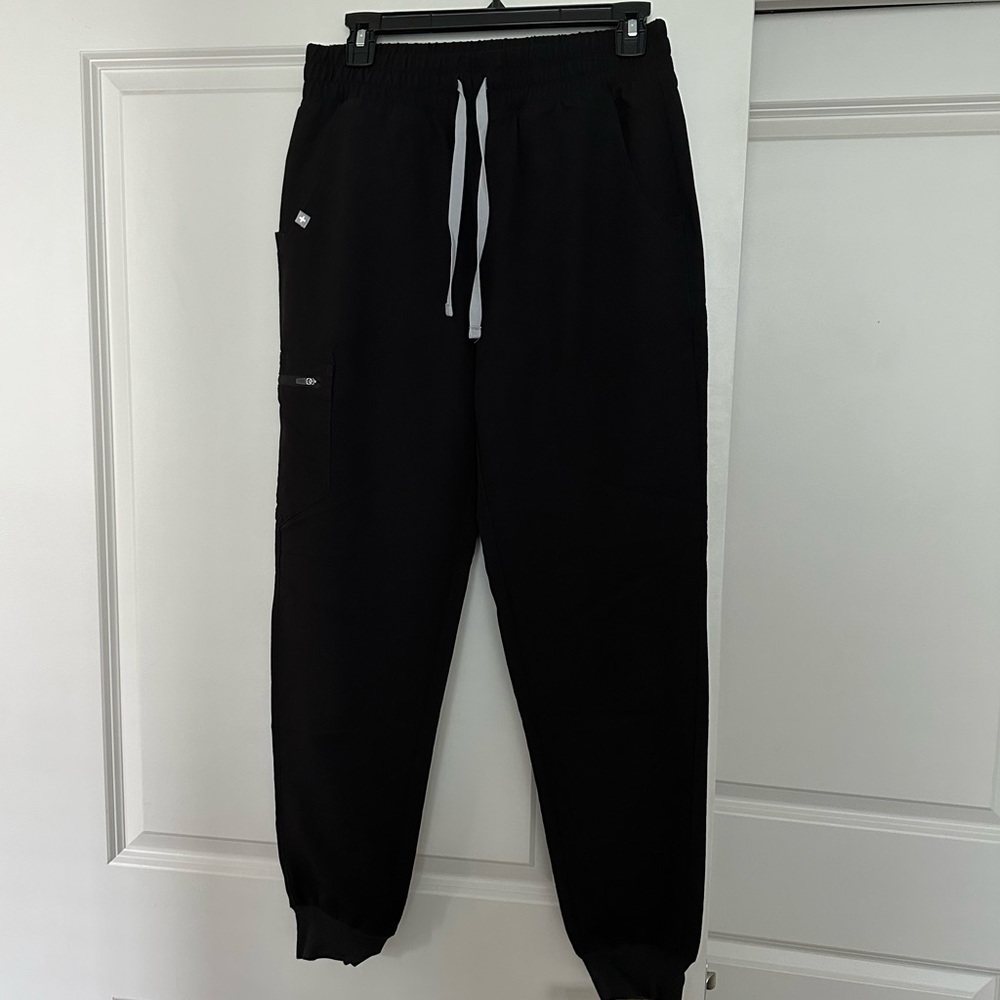 Black Zamora - High Waisted Scrub Figs Pants
S - Black